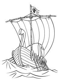 Vikingská loď Drakkar