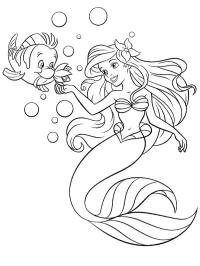 Ryba Flounder a Ariel
