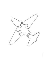 Puzzle letadlo