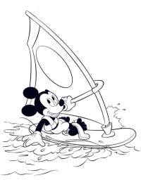 Serfař Mickey Mouse