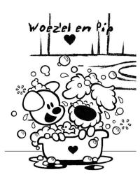 Woozle a Pip ve vaně