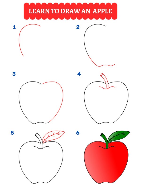Jak nakreslit jablko?