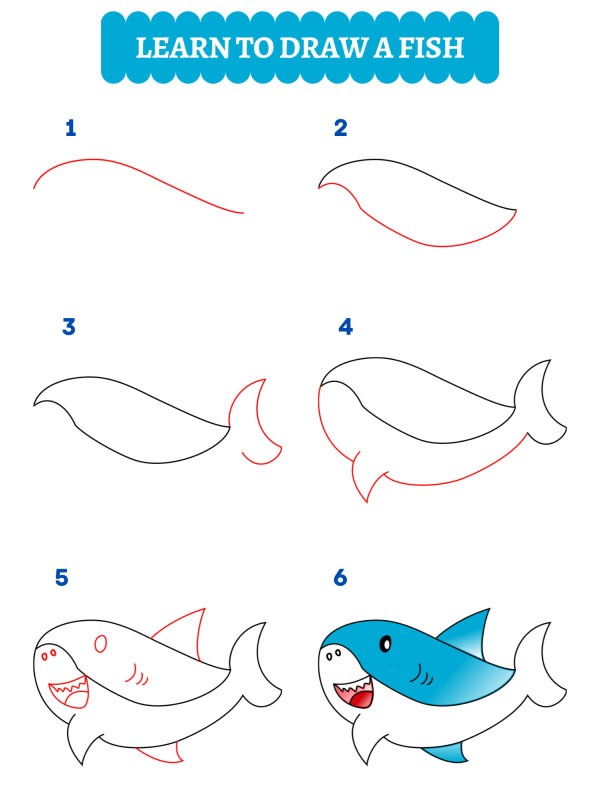 Jak nakreslit žraloka?