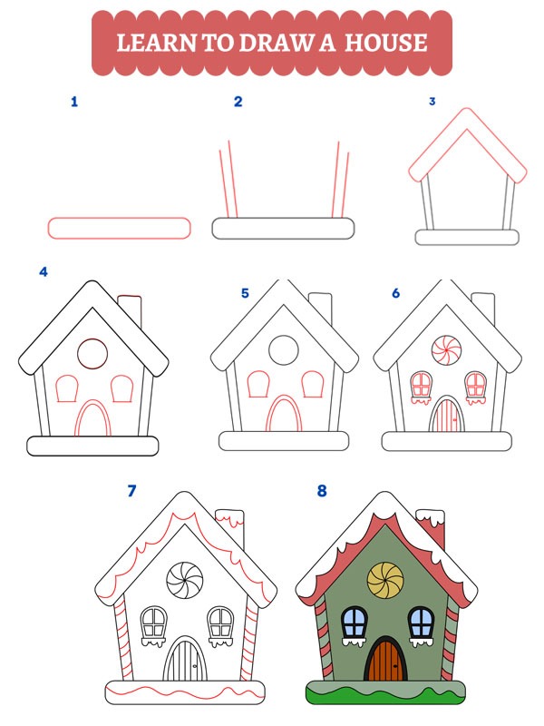 Jak nakreslit dům?