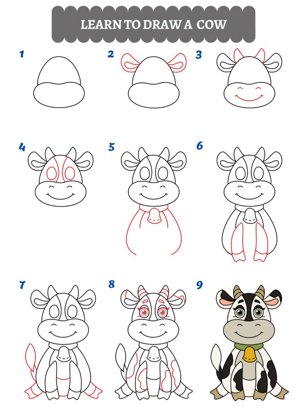 Jak nakreslit krávu?