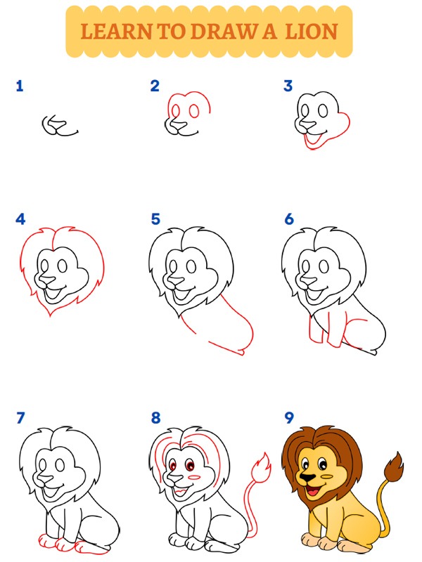 Jak nakreslit lva?