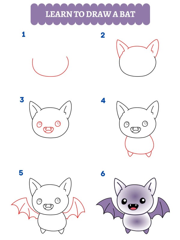 Jak nakreslit netopýra?