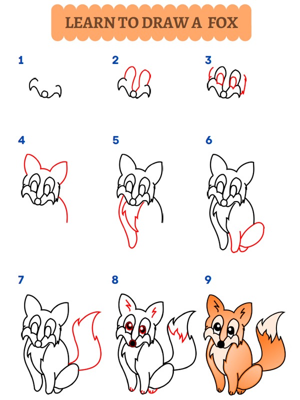 Jak nakreslit lišku?