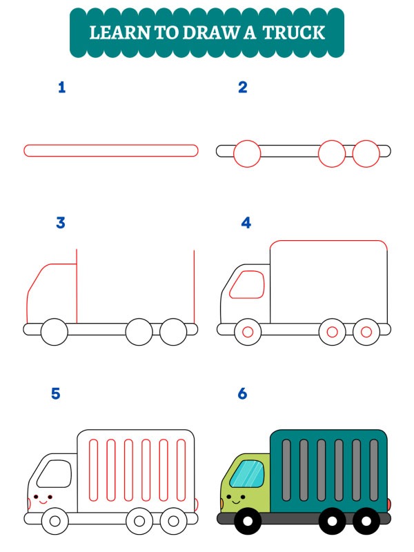 Jak nakreslit kamion?