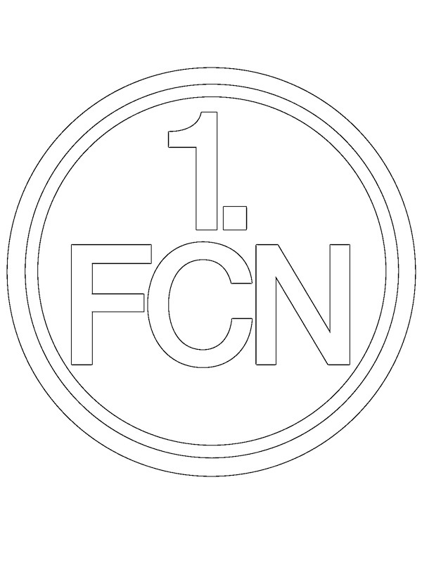 1. FC Norimberk omalovánka