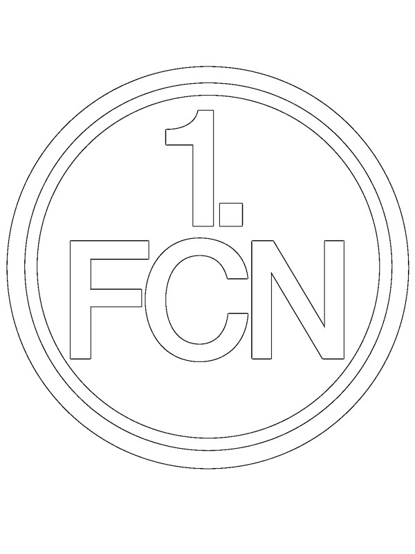 1. FC Norimberk omalovánka 1. FC Norimberk omalovánka