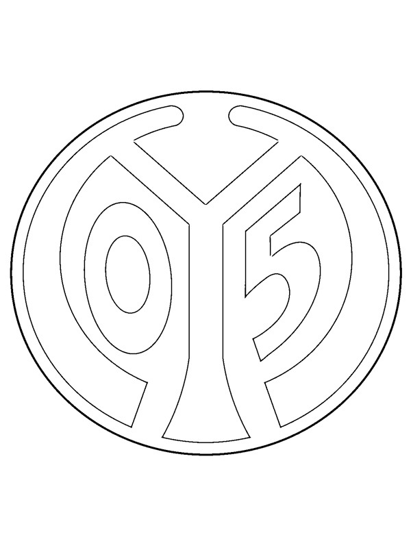 1. FSV Mainz 05 omalovánka