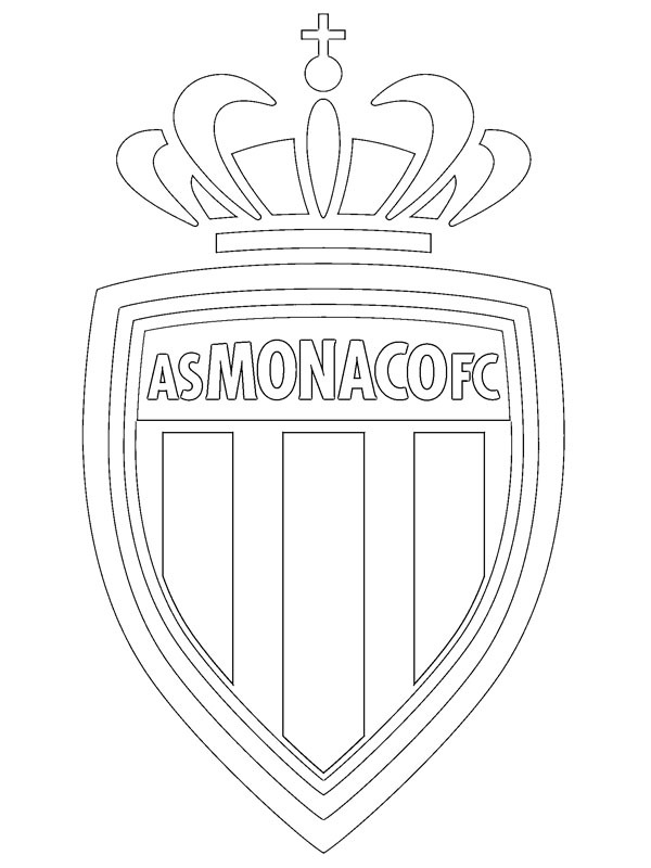 AS Monaco FC omalovánka