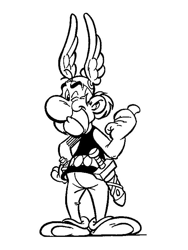 Asterix omalovánka