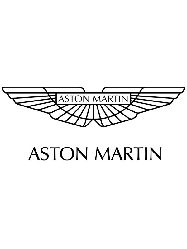 Aston Martin logo omalovánka