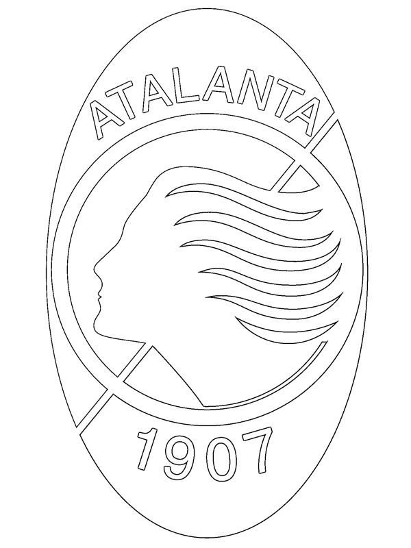 Atalanta BC omalovánka