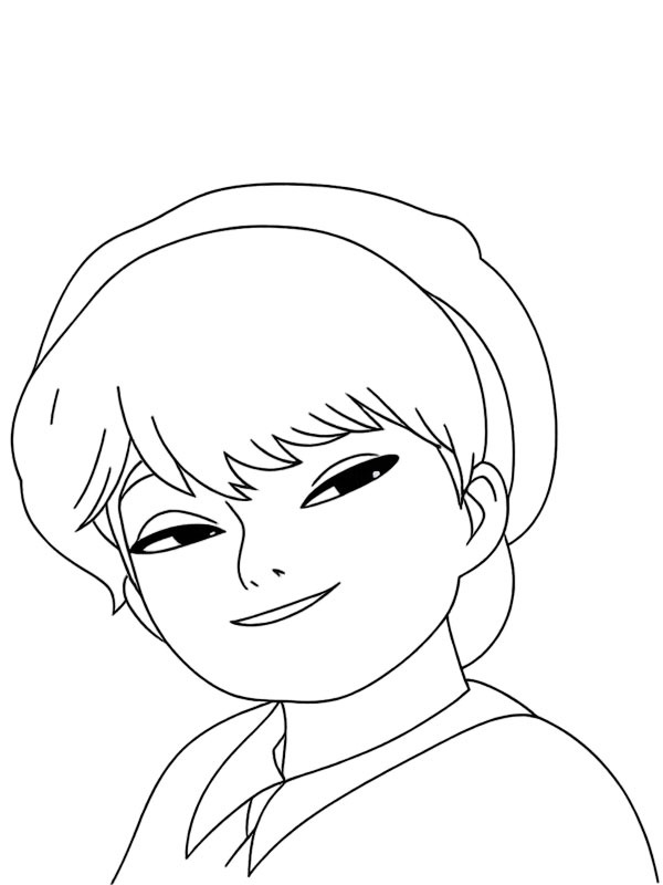 Kpop Dítě Saja omalovánka Kpop Dítě Saja omalovánka