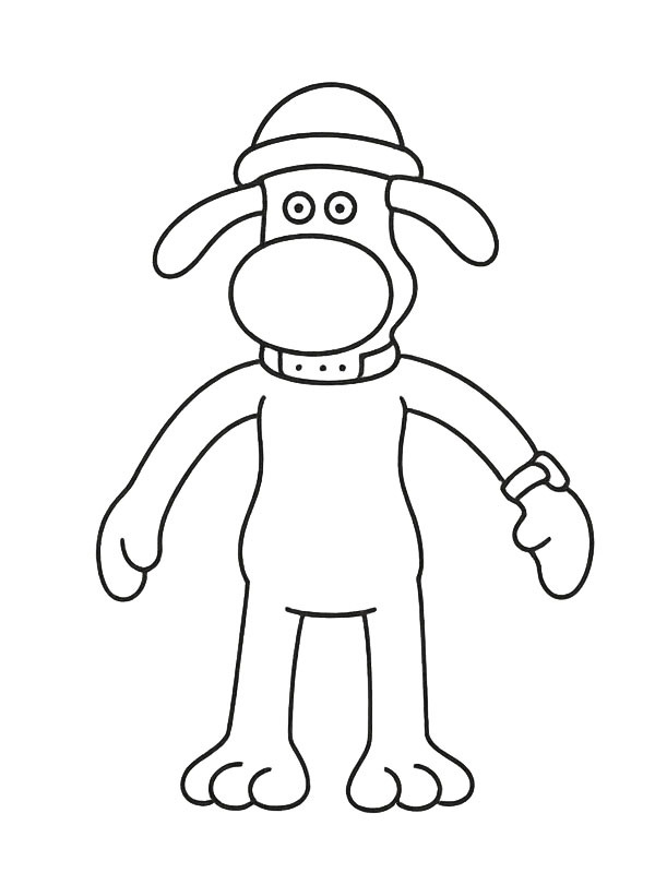 Bitzer (Ovečka Shaun) omalovánka Bitzer (Ovečka Shaun) omalovánka