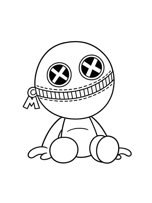 Blanky Blankz (Poppy Playtime) omalovánka