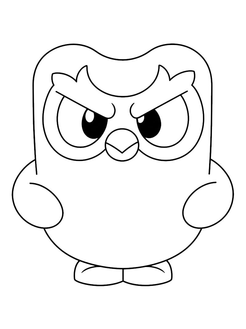 Brawl Stars x Duolingo omalovánka Brawl Stars x Duolingo omalovánka