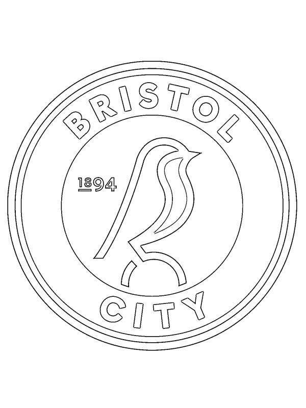 Bristol City FC omalovánka