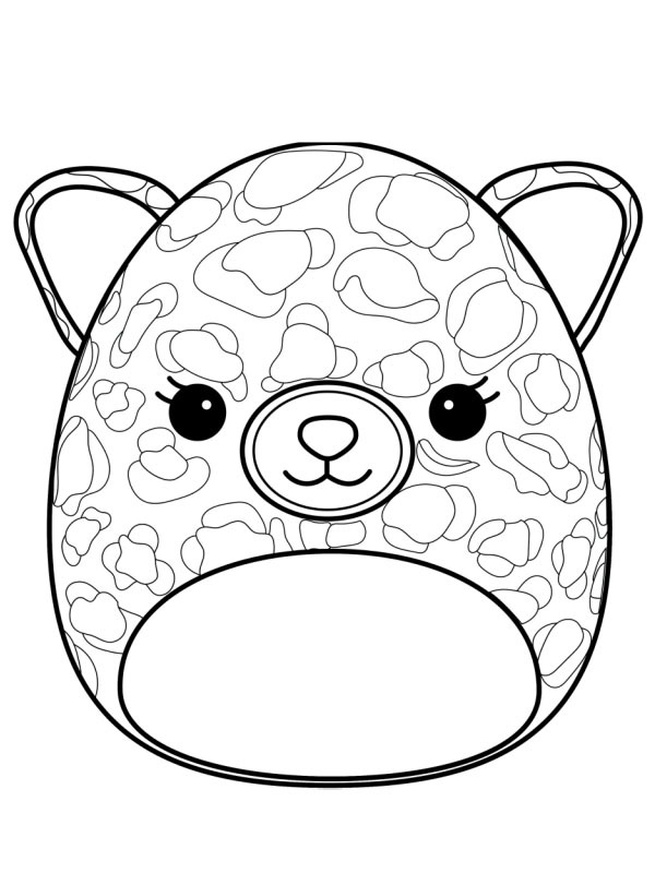 Claudette Squishmallows omalovánka Claudette Squishmallows omalovánka