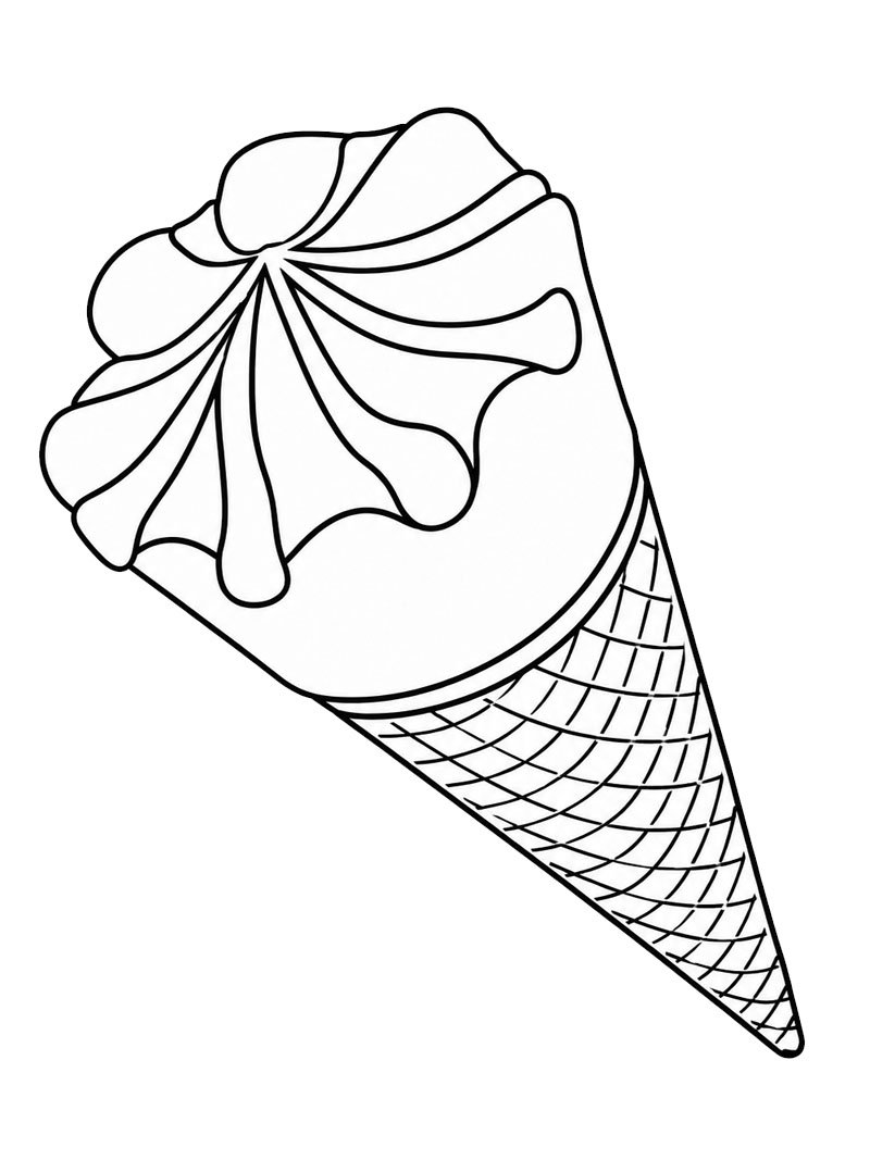 Zmrzlina Cornetto omalovánka