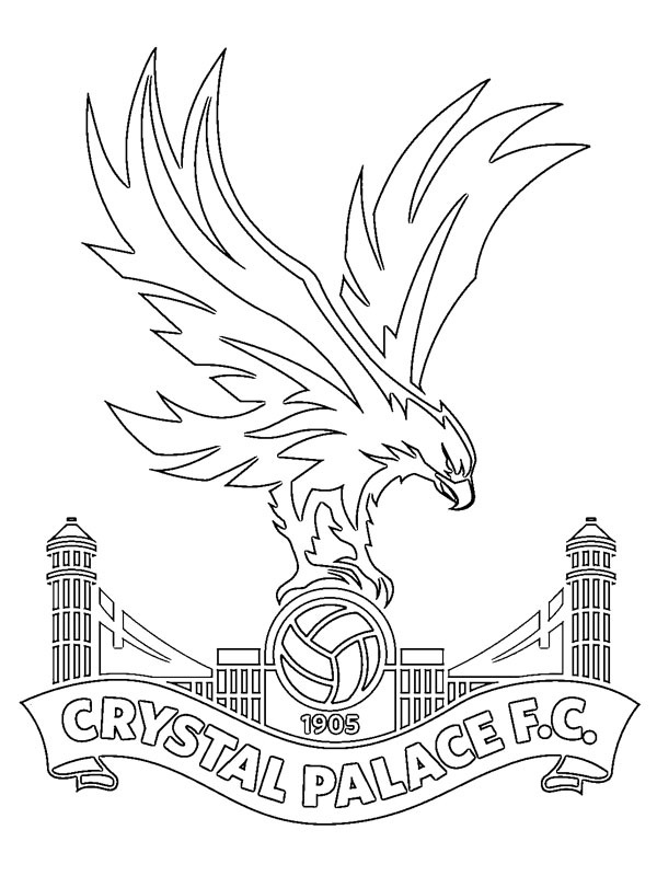 Crystal Palace FC omalovánka