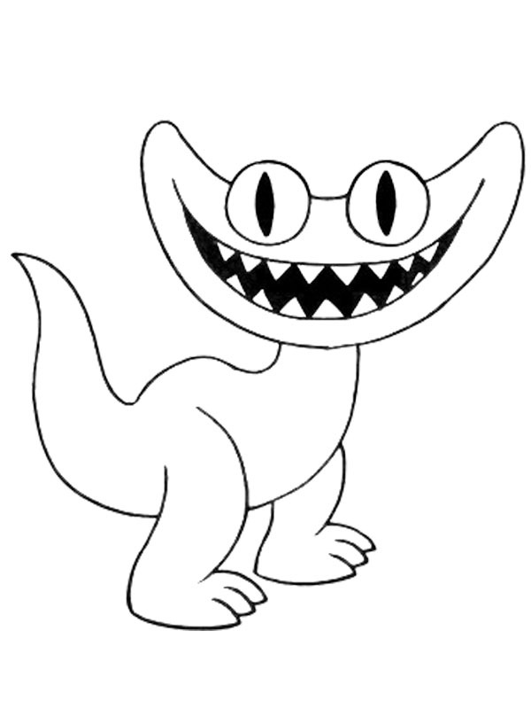 Cyan (Rainbow Friends) omalovánka Cyan (Rainbow Friends) omalovánka
