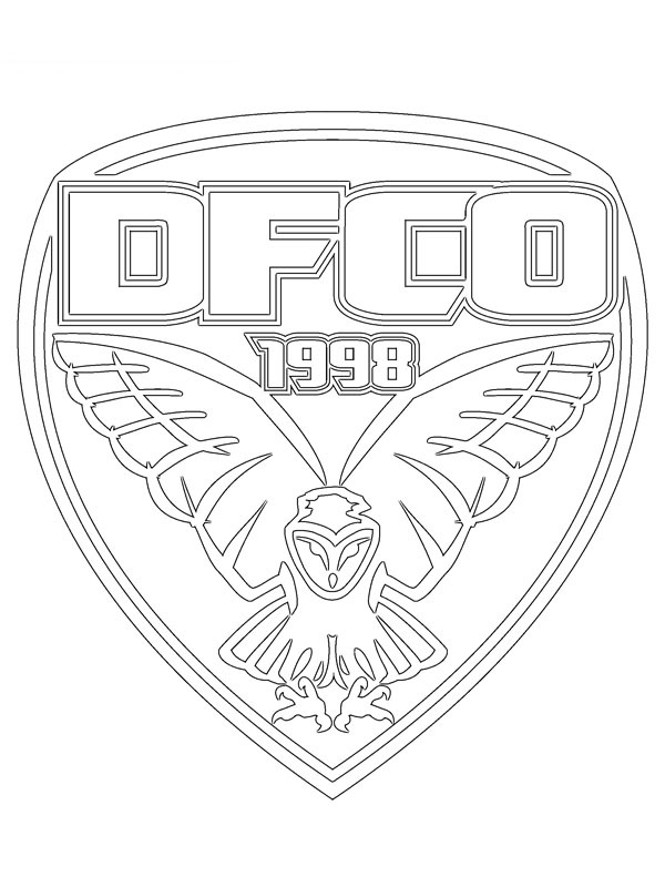 Dijon FCO omalovánka Dijon FCO omalovánka