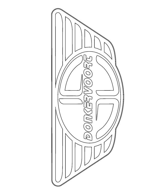 Donkervoort Logo omalovánka