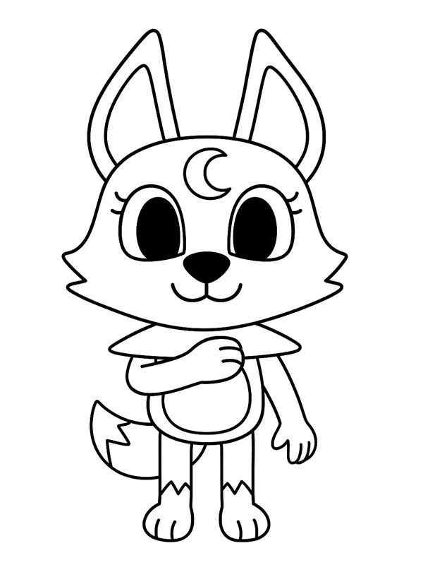 Eclipse (Dandy's World) omalovánka Eclipse (Dandy's World) omalovánka
