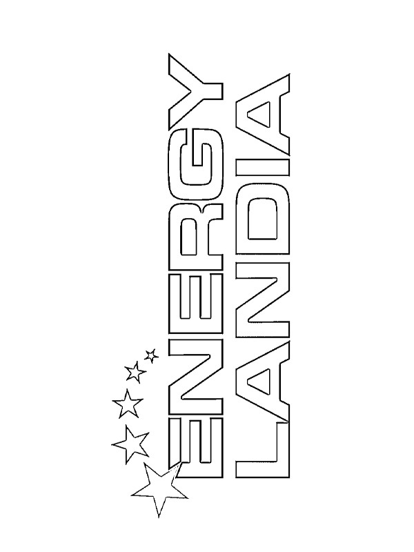 Eenergylandie logo omalovánka