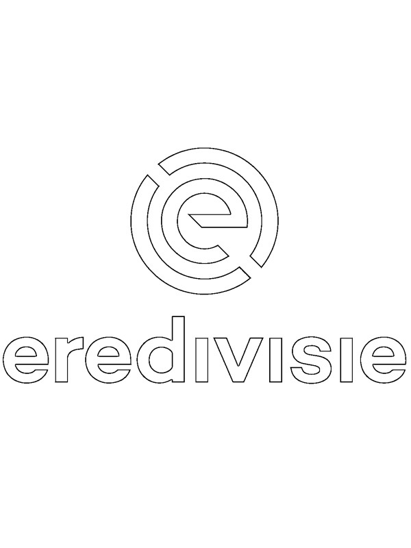 Logo Eredivisie omalovánka Logo Eredivisie omalovánka