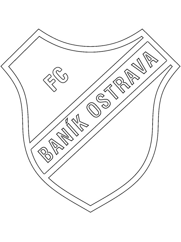 FC Baník Ostrava omalovánka
