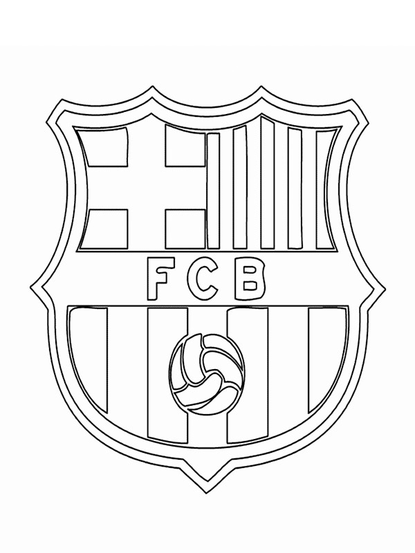FC Barcelona omalovánka