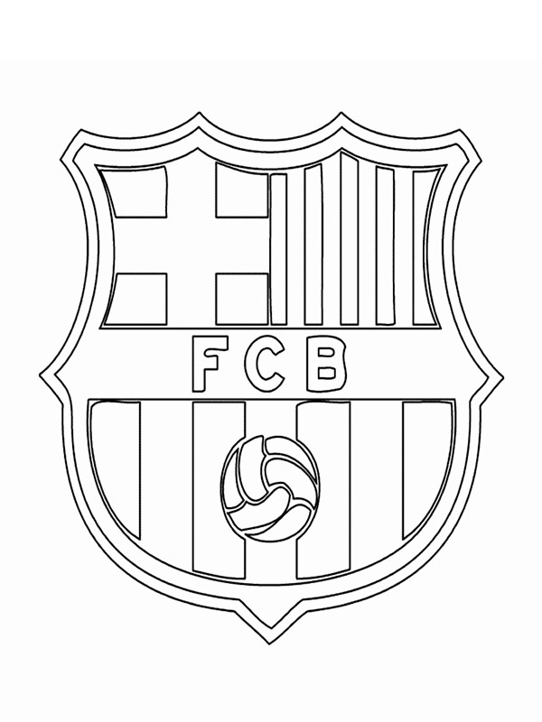 FC Barcelona omalovánka FC Barcelona omalovánka