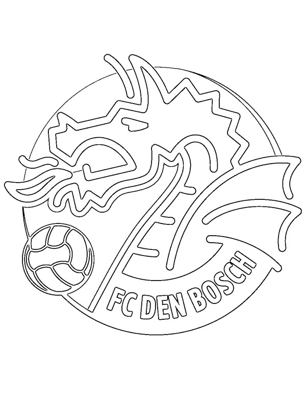 FC Den Bosch omalovánka