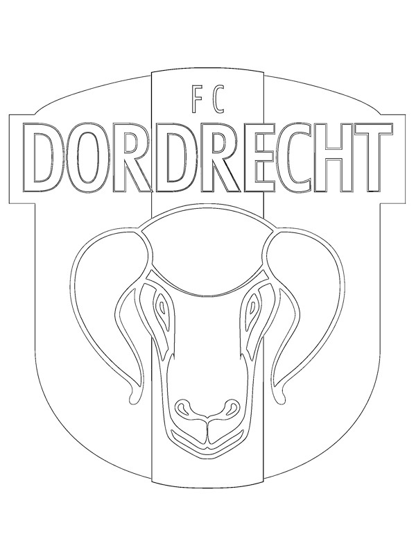 FC Dordrecht omalovánka FC Dordrecht omalovánka