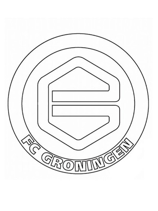 FC Groningen omalovánka