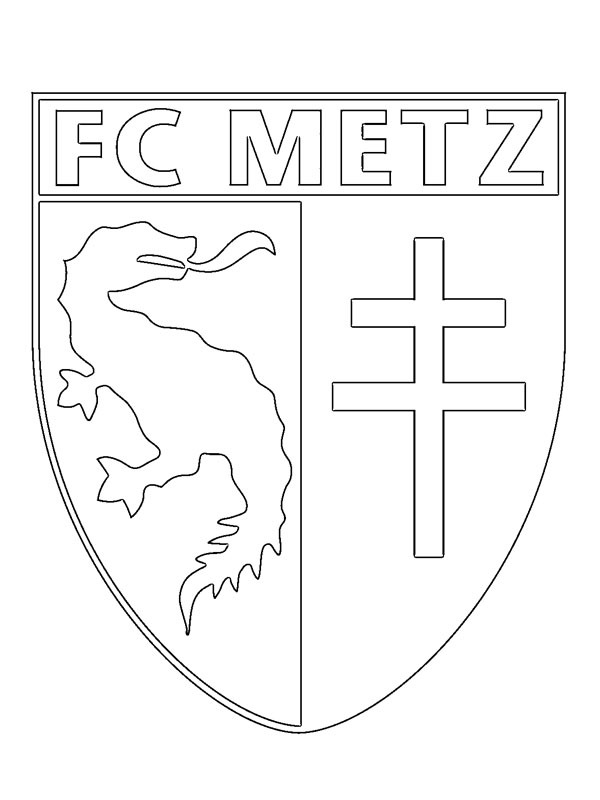 FC Metz omalovánka