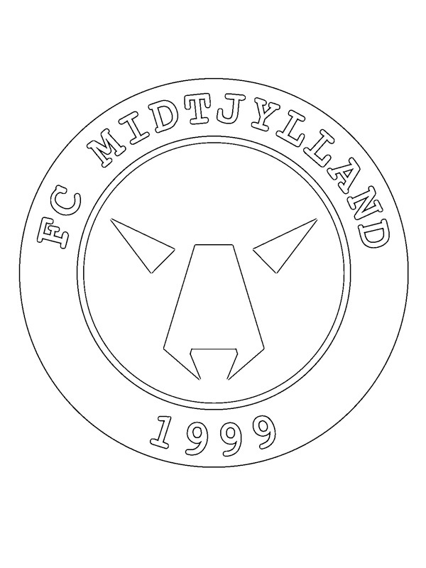 FC Midtjylland omalovánka