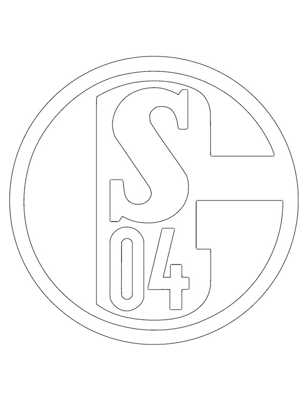 FC Schalke 04 omalovánka