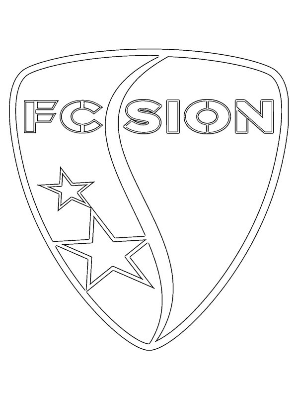 FC Sion omalovánka