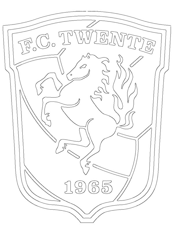 FC Twente omalovánka