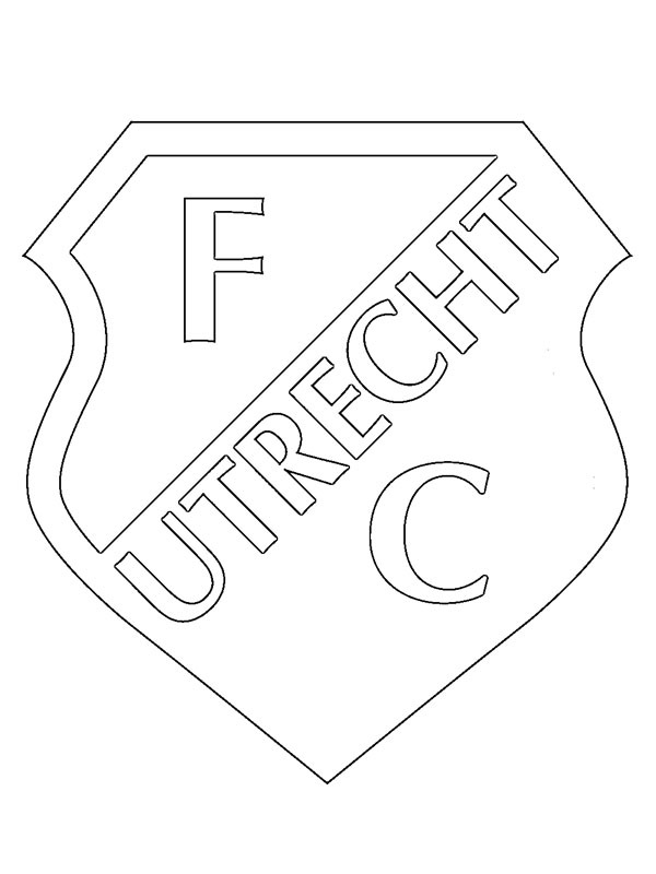FC Utrecht omalovánka