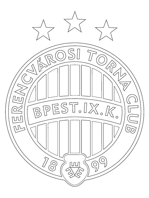 Ferencvárosi TC omalovánka