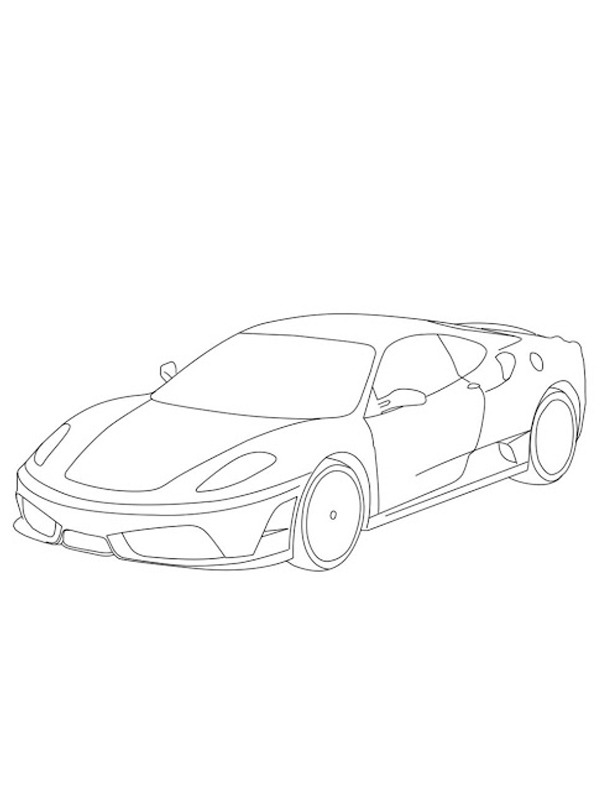 Ferrari F430 omalovánka