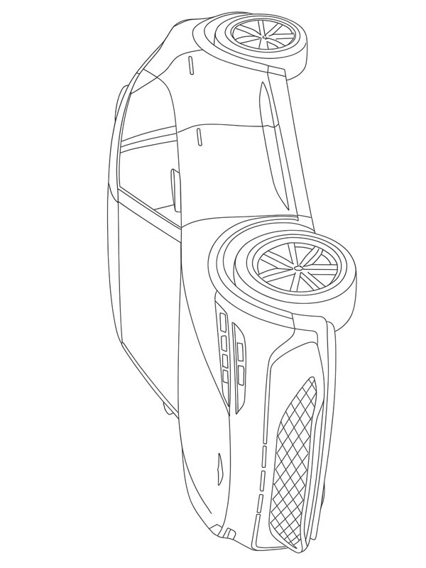 Genesis GV60 Magma omalovánka