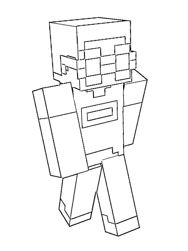 GeorgeNotFound (Minecraft) omalovánka GeorgeNotFound (Minecraft) omalovánka
